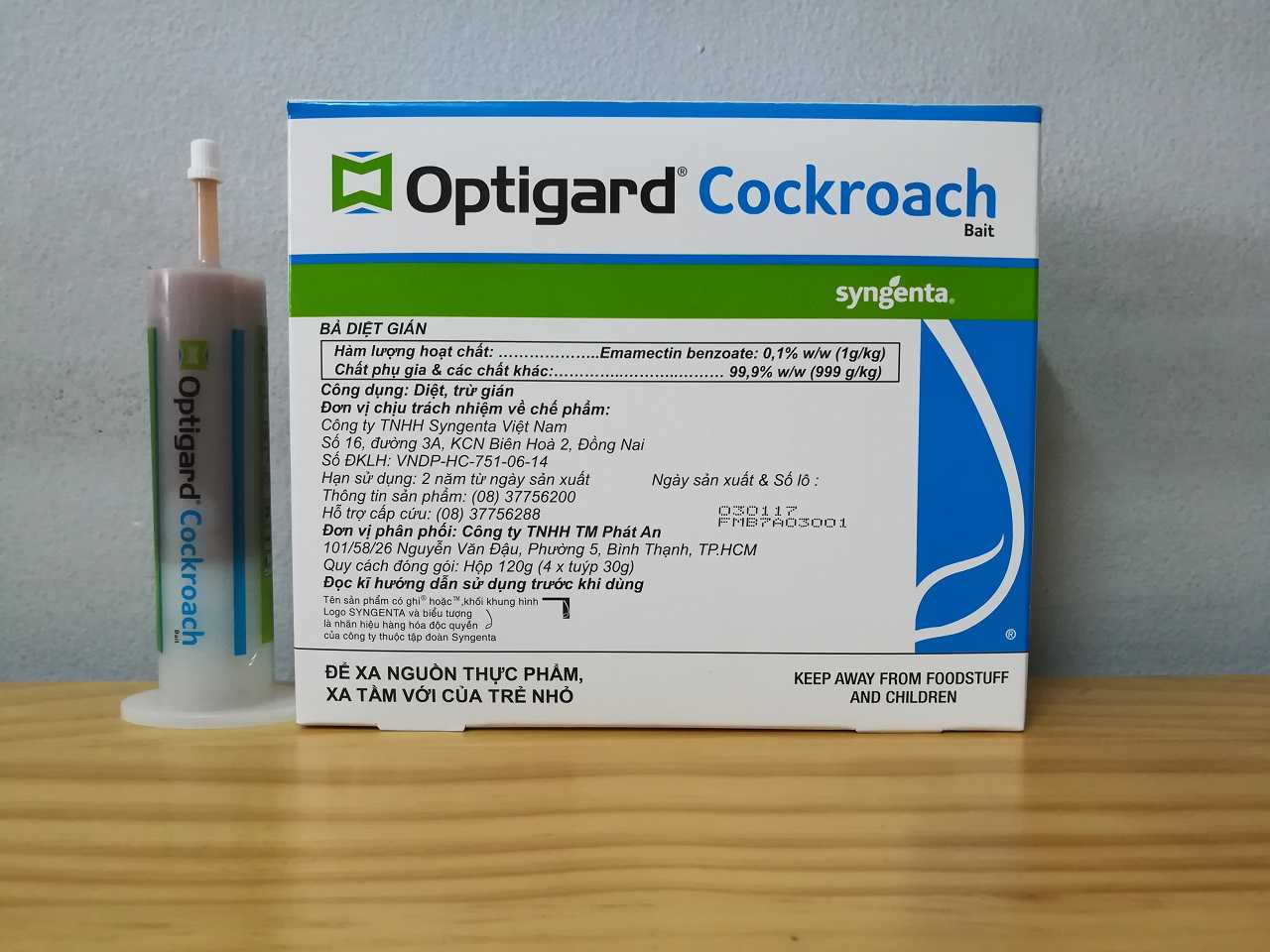 Thuốc diệt gián Optigard Cockroach Bait