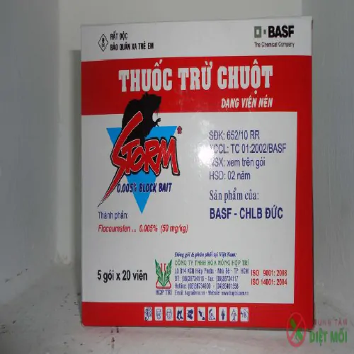 Thuốc diệt chuột storm dạng viên