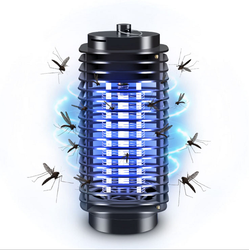 Dùng đèn LED bắt và tiêu diệt côn trùng.