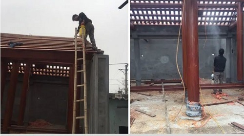 Phòng chống mối khi xây nhà cho các cấu kiện gỗ